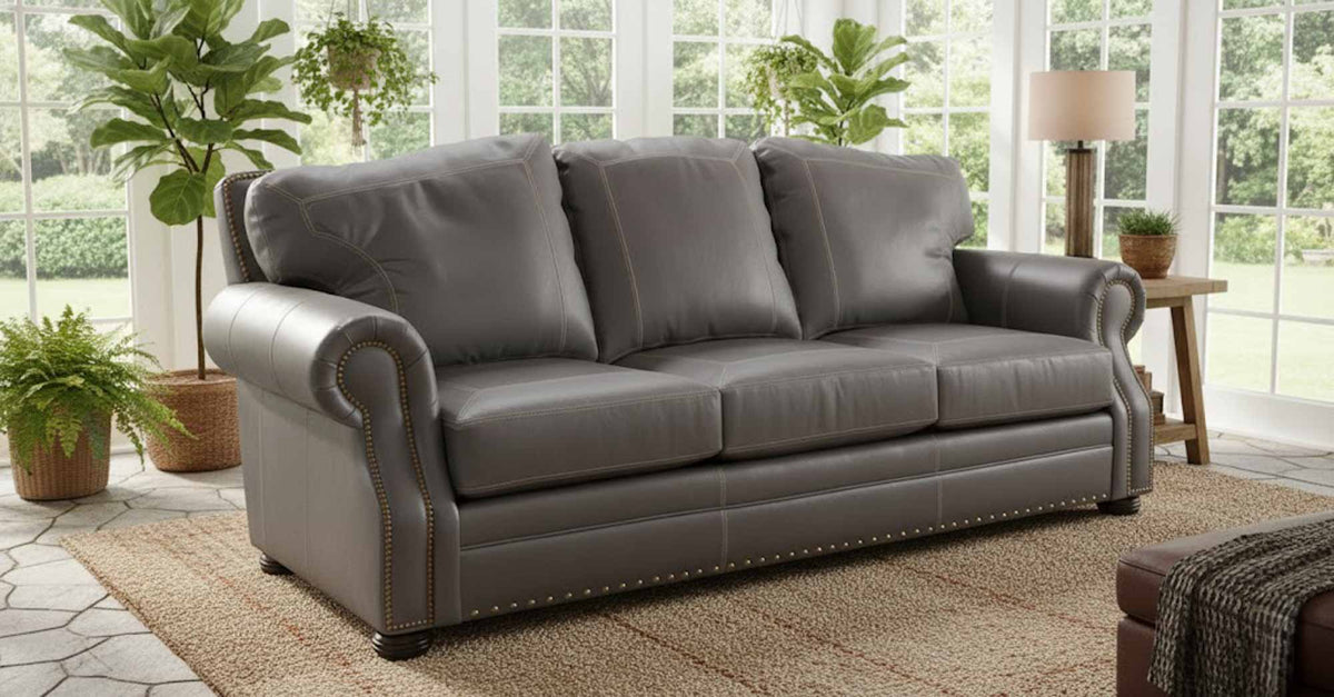 Oklahoma Leather Sofa