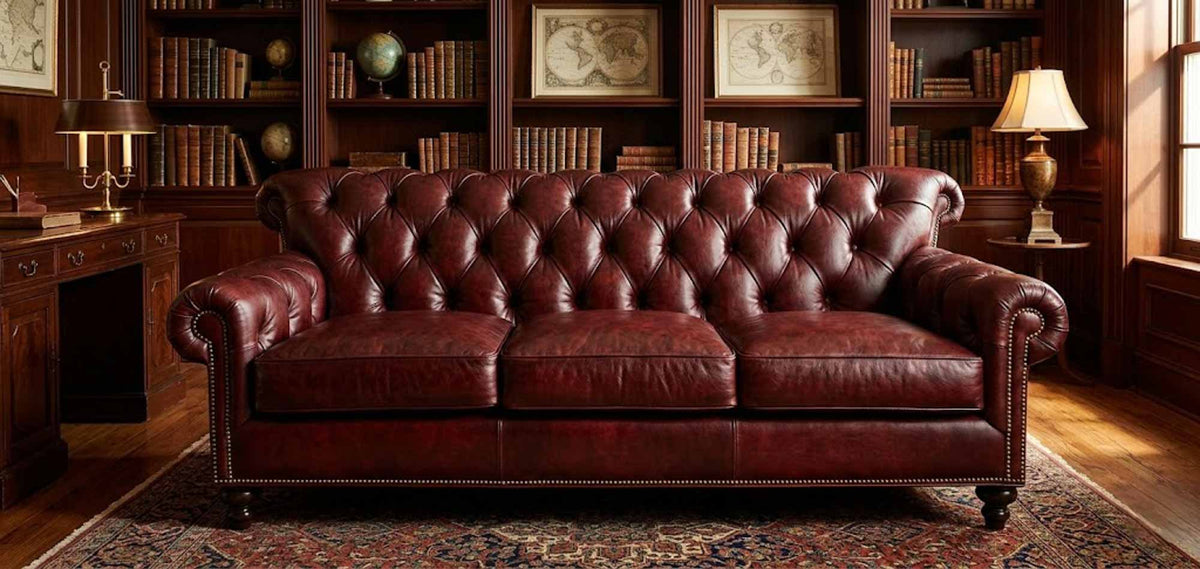 Leopold Leather Sofa
