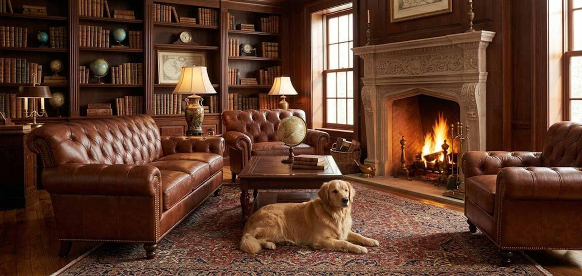 Leopold Leather Sofa