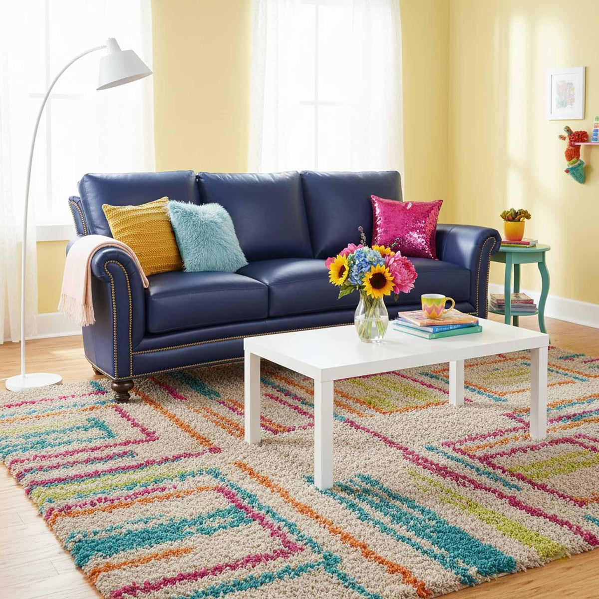 Davis Leather Sofa