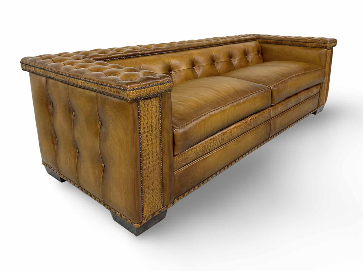 Tarvy Leather Sofa