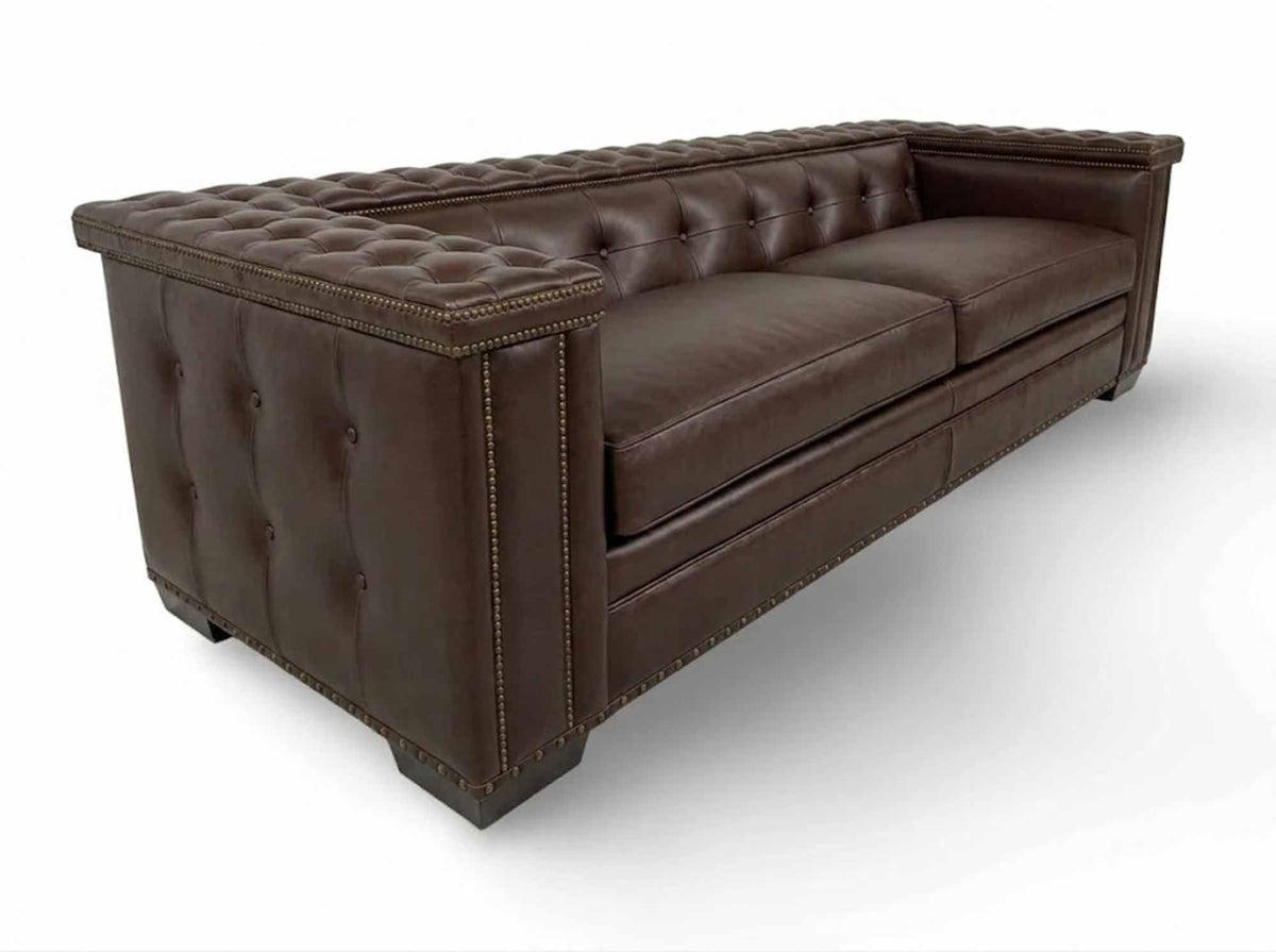 Tarvy Leather Sofa
