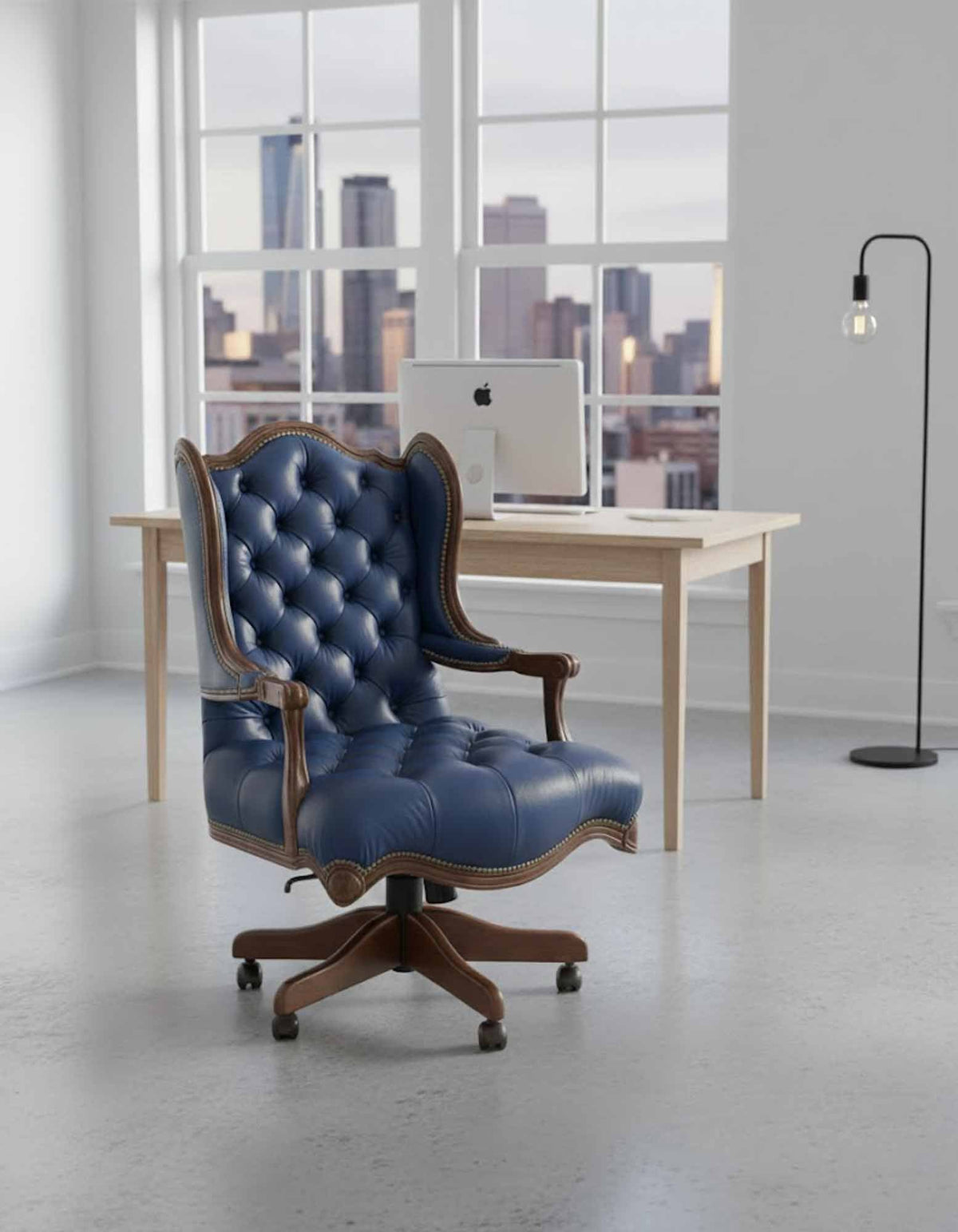 Arthur Leather Tufted Executive Chair