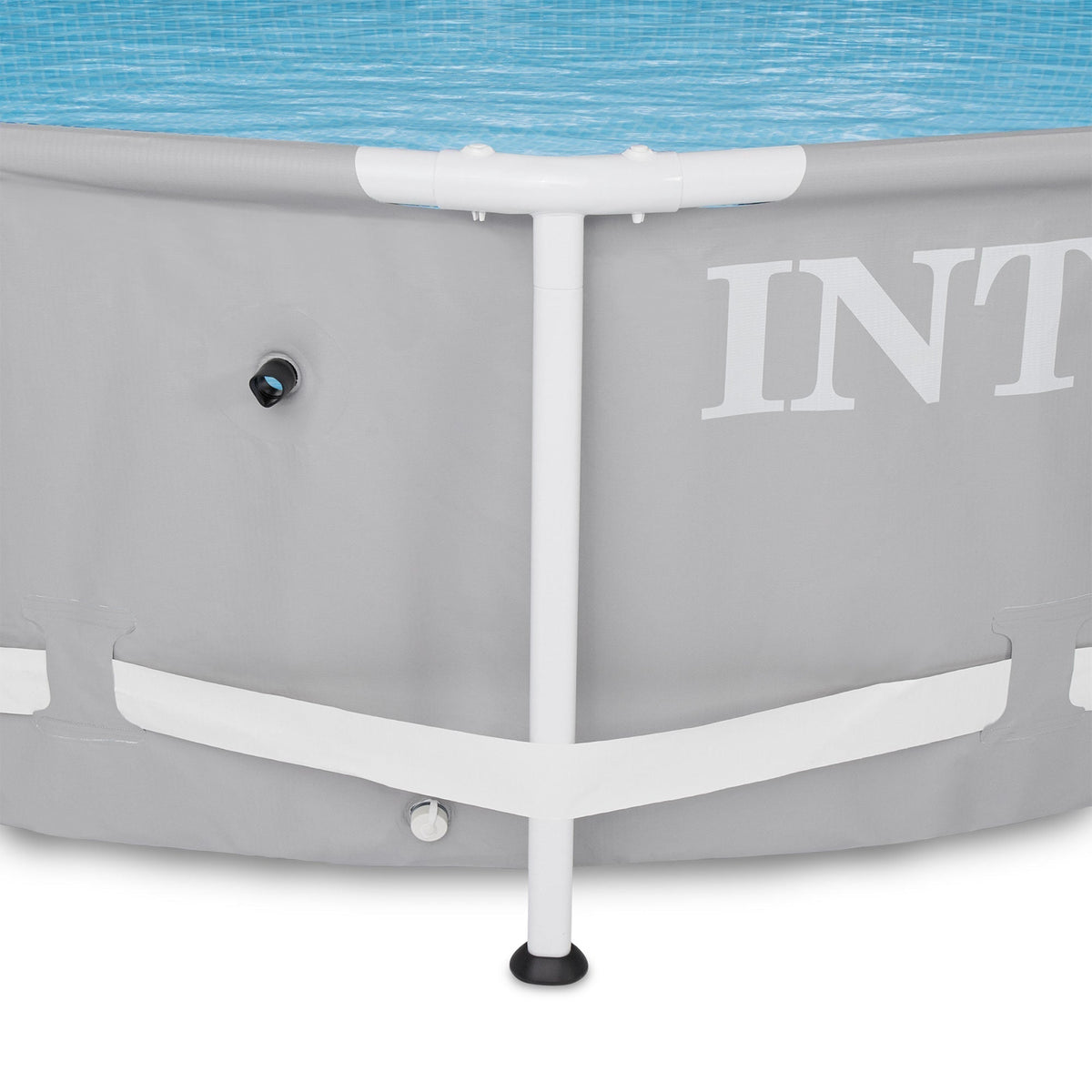 Intex 12ft x 30in Prism Frame Above Ground Round Swimming Pool & Robot Vacuum image 4