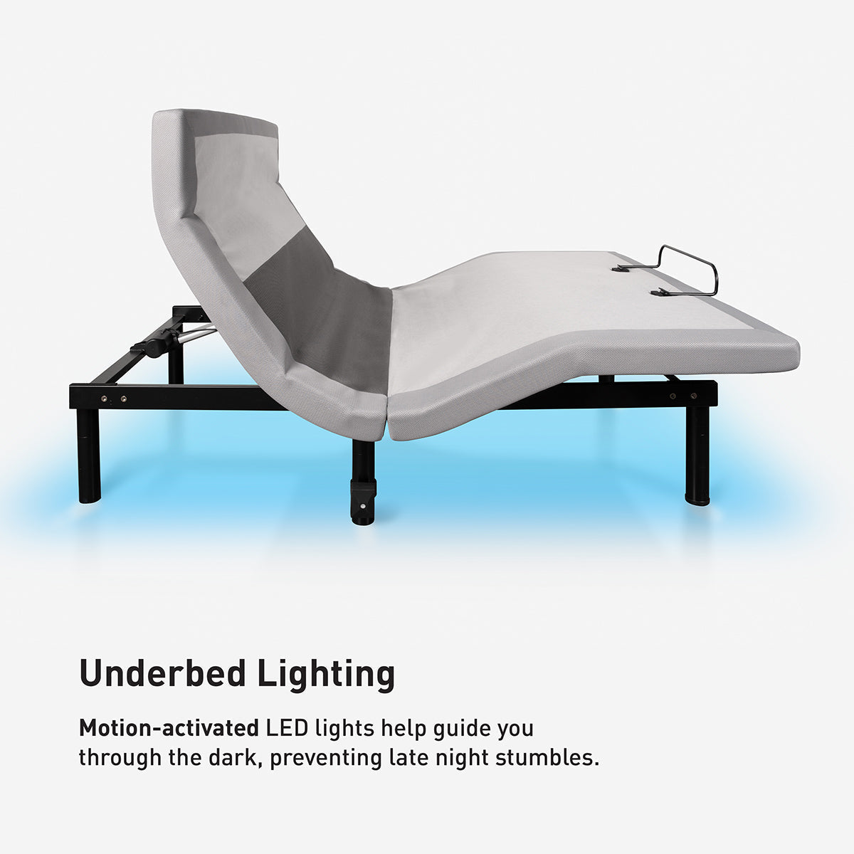 Bedgear Flex LSX Adjustable Base - 4-Motor Articulation with Bluetooth Audio & Massage