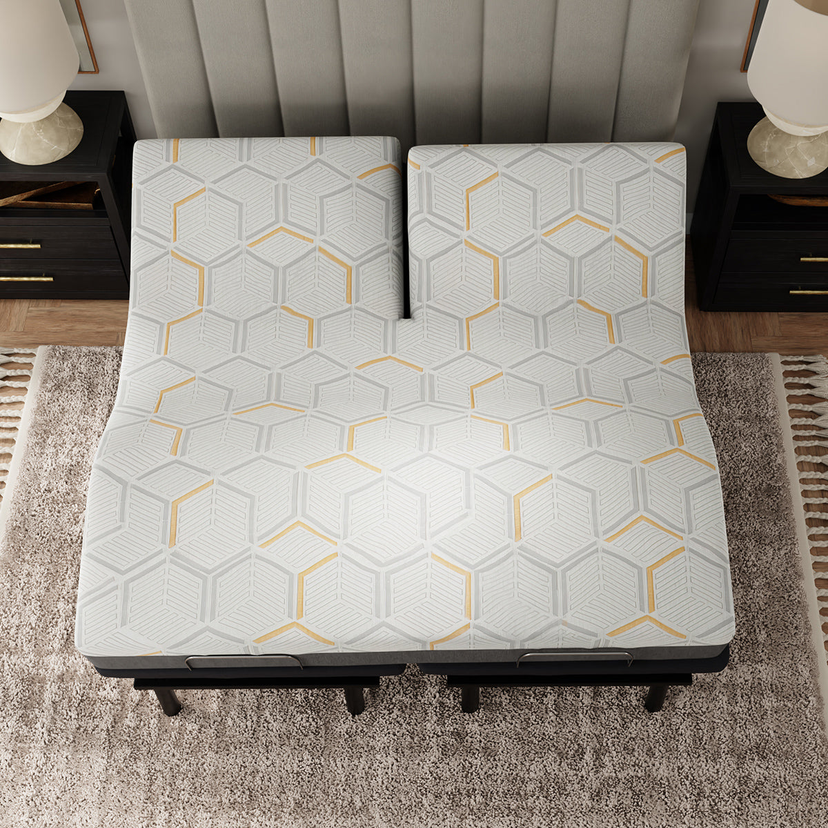 Bedplanet 12" Copper Gel Infused Medium Firm Memory Foam Mattress