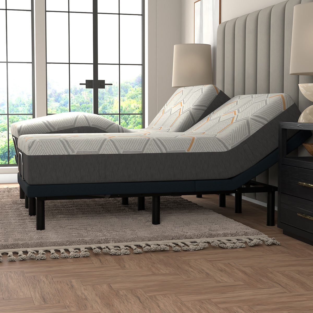 Bedplanet 12" Copper Gel Infused Medium Firm Memory Foam Mattress