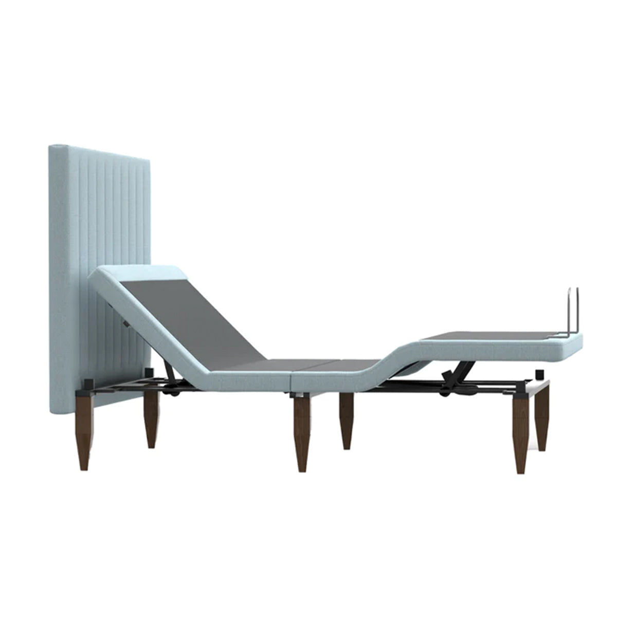 Bedplanet Alex Adjustable Base with Headboard - Zero-Clearance & Wireless Remote
