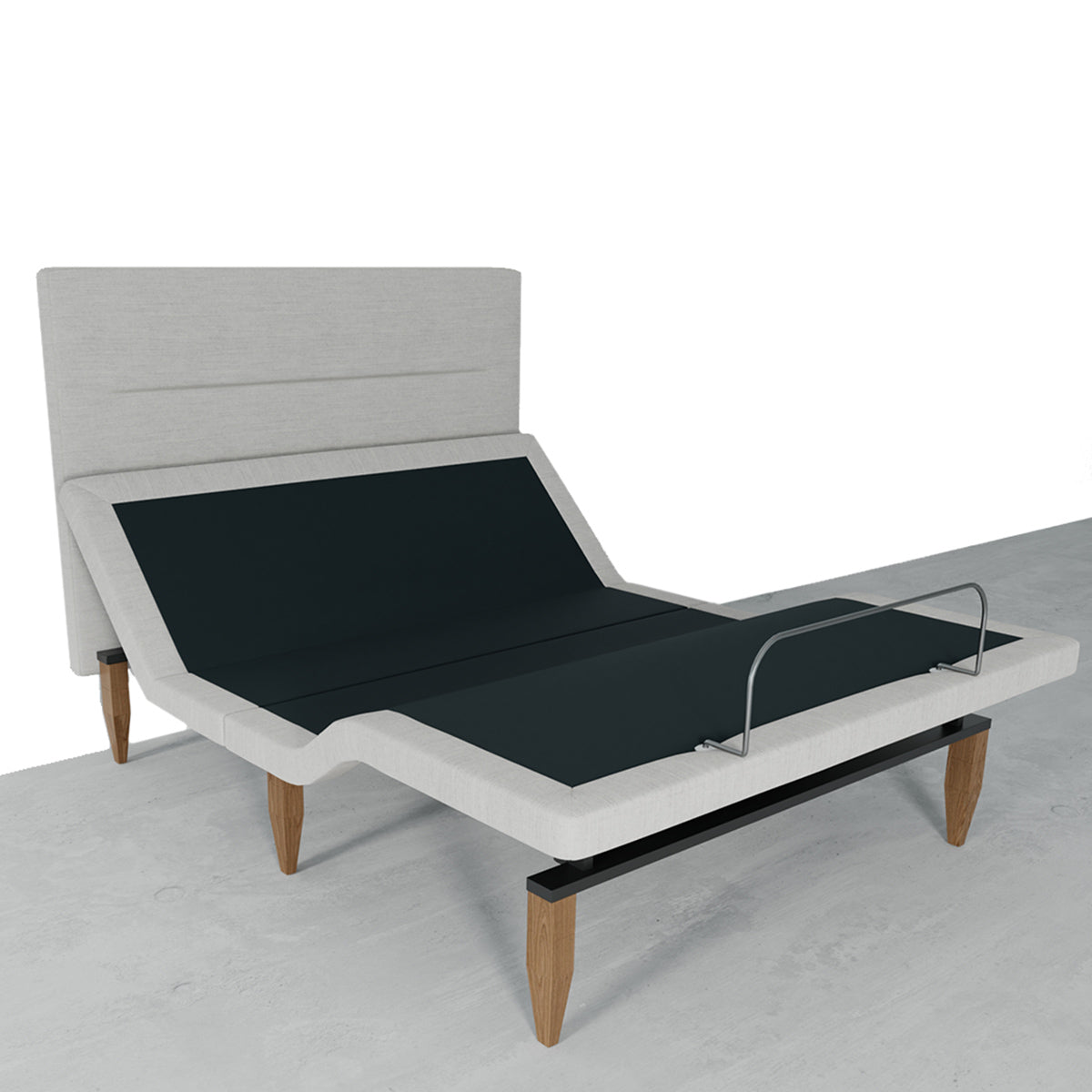 Bedplanet Taylor Adjustable Base with Headboard - Zero-Clearance & Wireless Remote