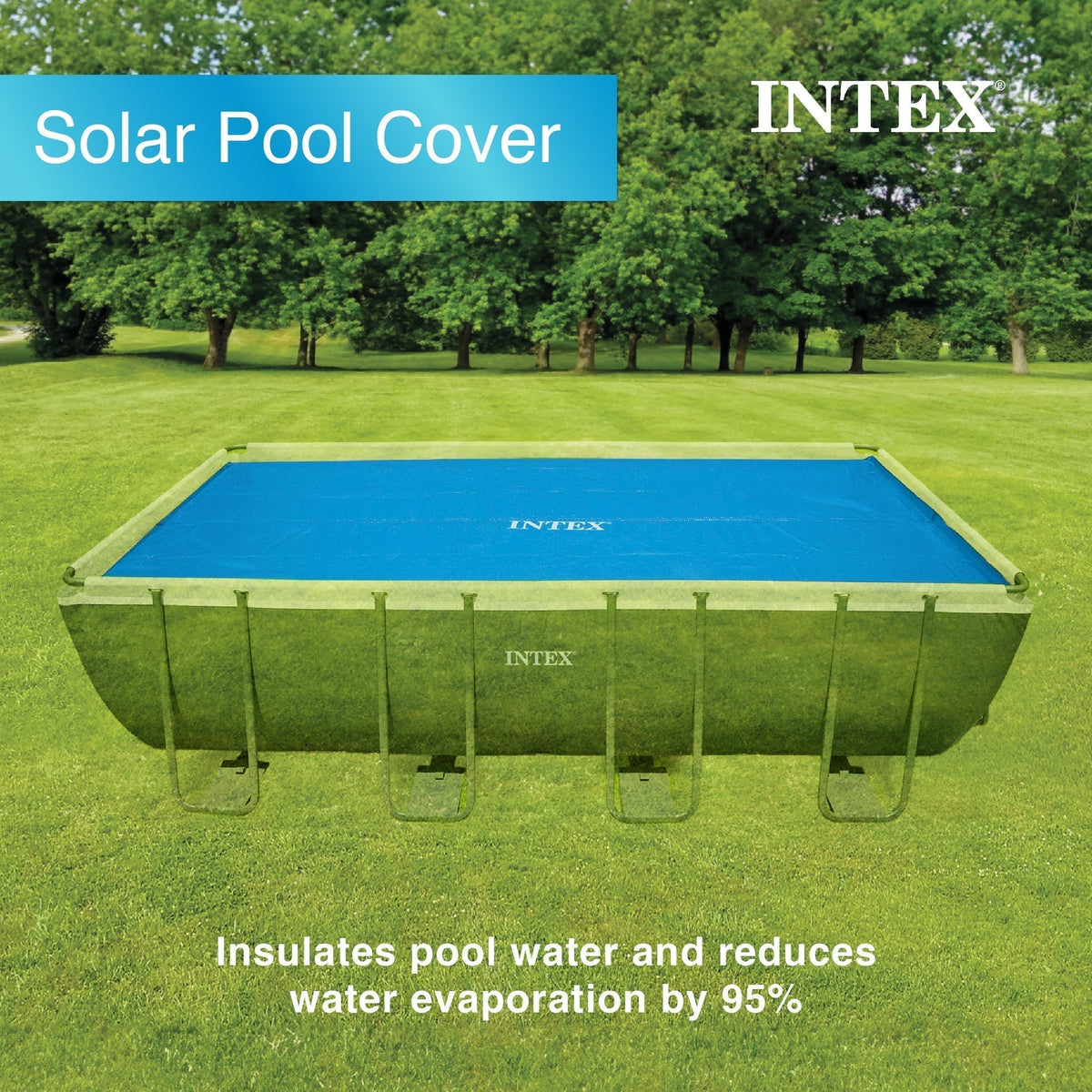 INTEX 18' x 9' x 53" Ultra XTR Frame Pool, Cover, Cooler, and Float (2 Pack) image 3