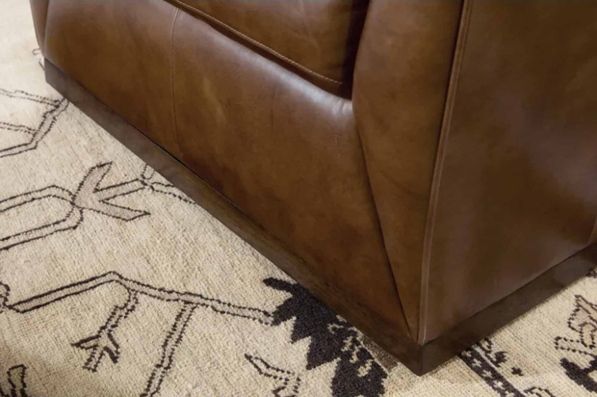Fairytale Leather Sofa In Hazelnut