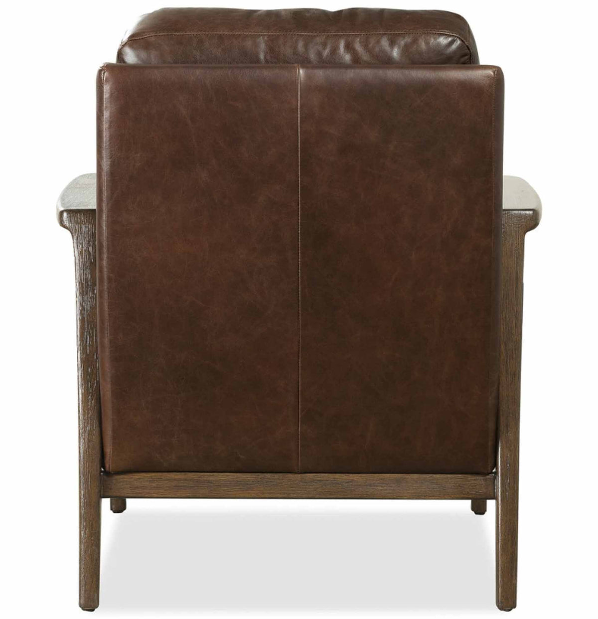 Ashland Leather Chair In Brown
