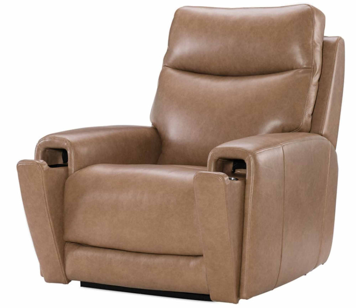 Raze Leather Power Lift Recliner With Articulating Headrest And Lumbar In Light Brown