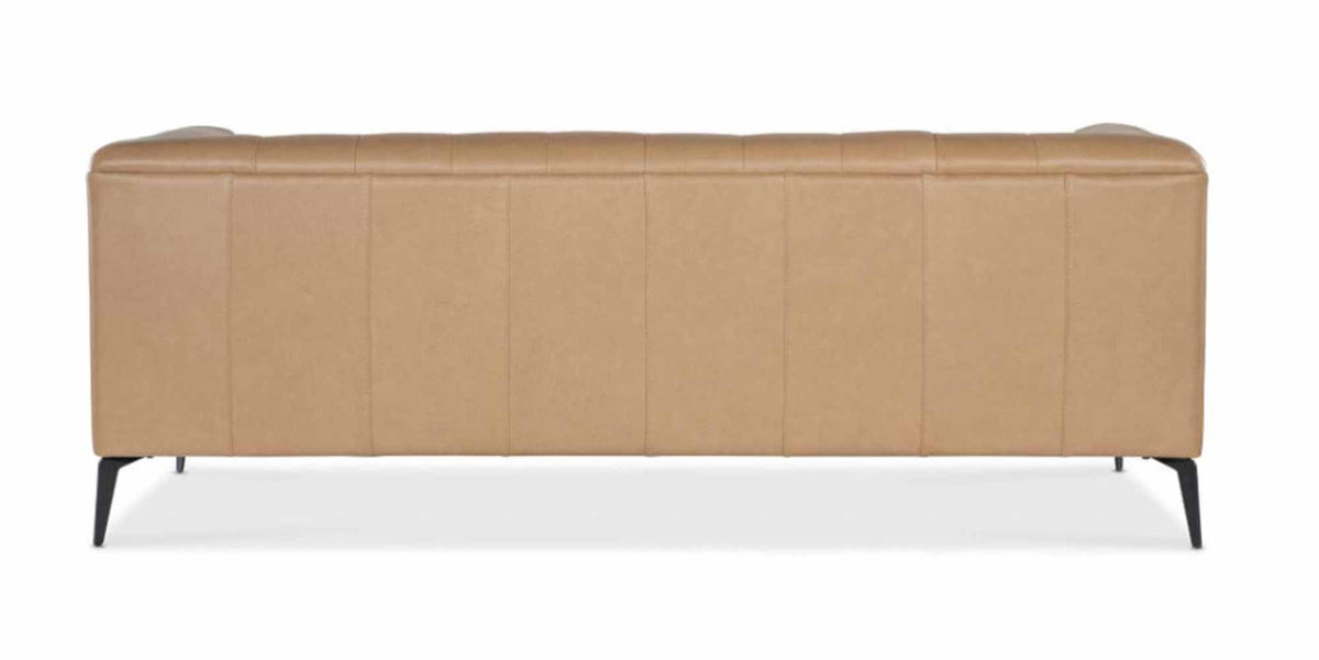 Nicolla Leather Sofa Light Brown