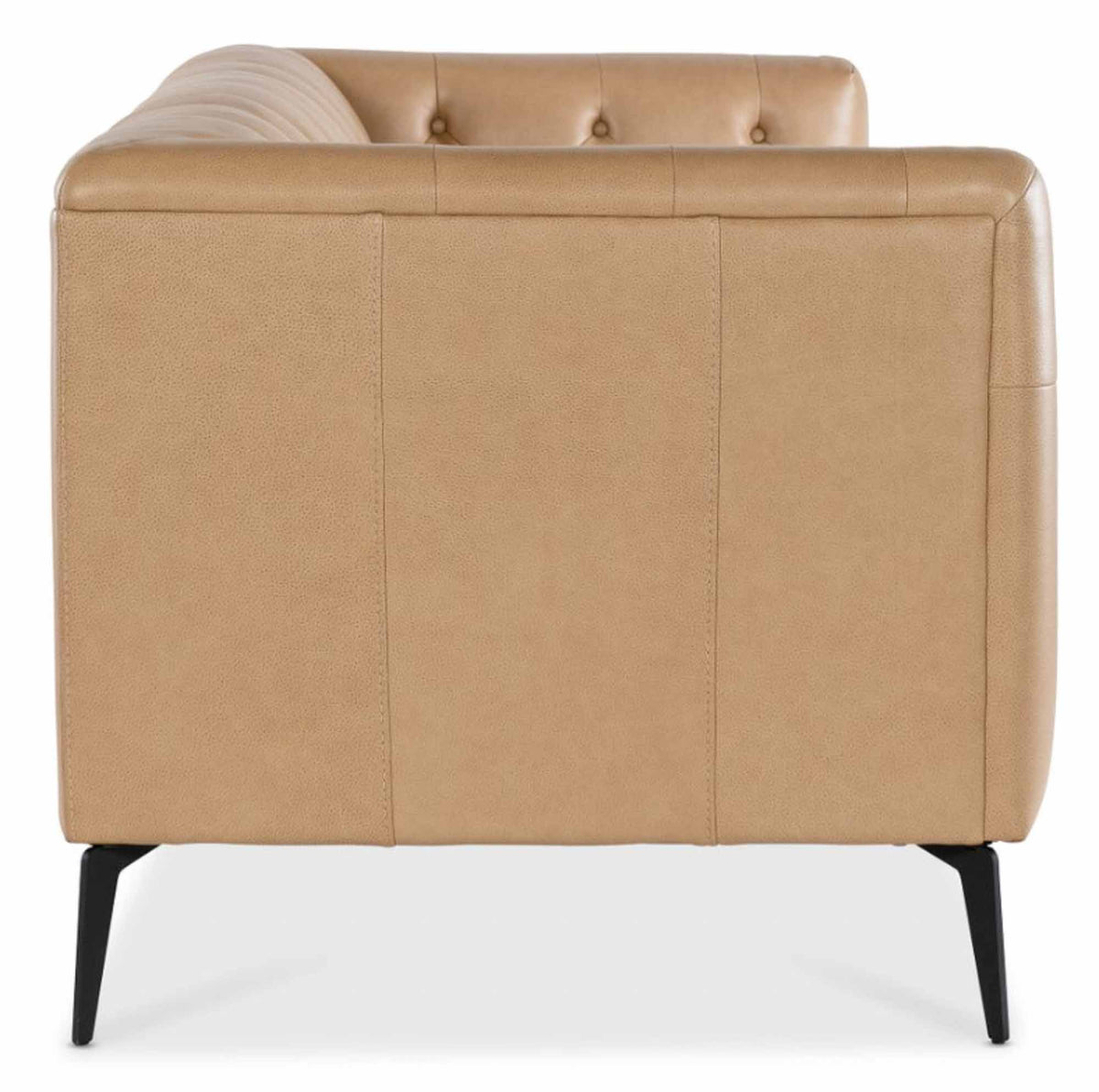Nicolla Leather Sofa Light Brown