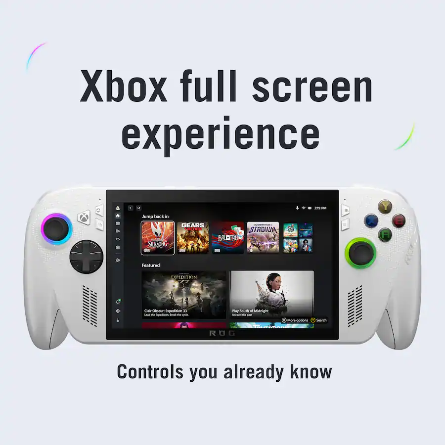 ROG XBOX Ally 7" 1080p FHD 120Hz Touchscreen Gaming Handhe