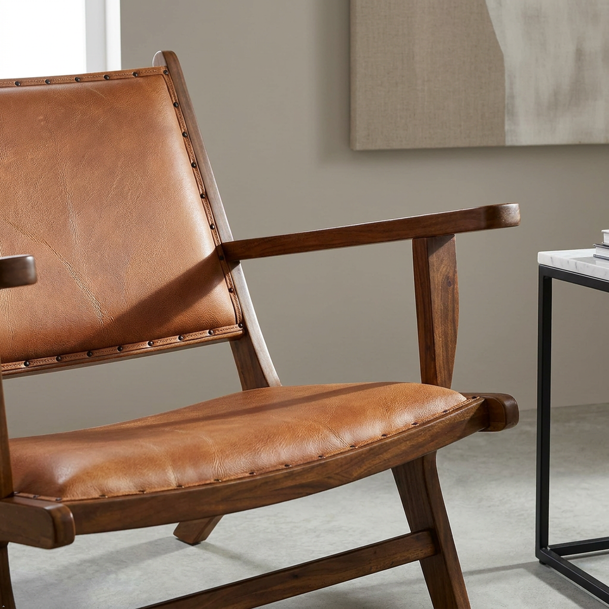 Daniel Tan Leather Armchair