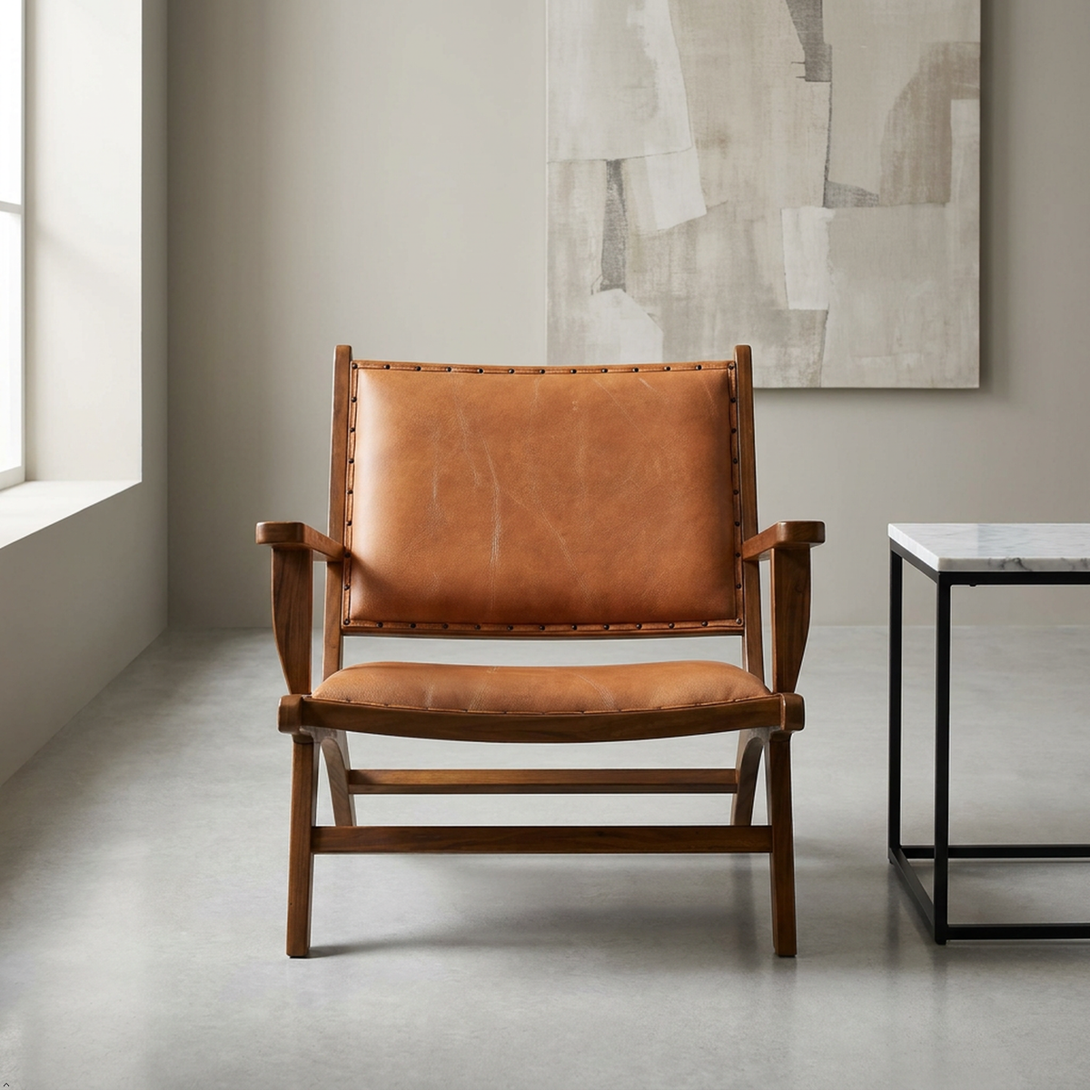 Daniel Tan Leather Armchair