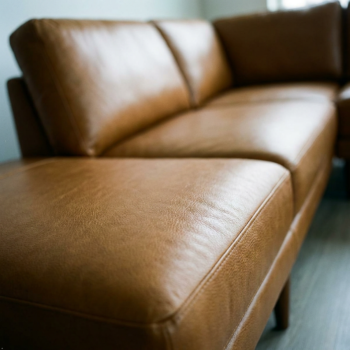 Corbin Top-Grain Leather Sectional