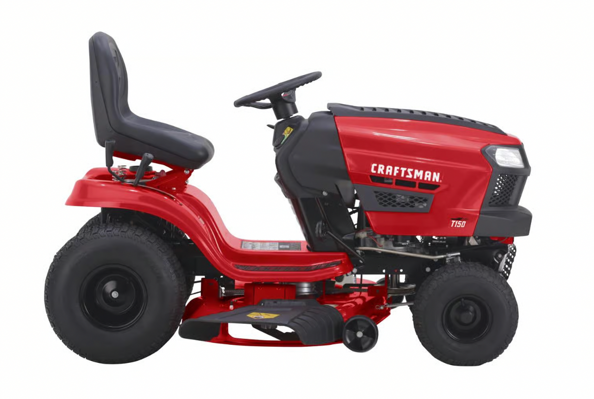 Craftsman T150 Gas Lawn Tractor | 46-in | 540cc | 19HP Briggs and Stratton Engine | Turn Tight Technology