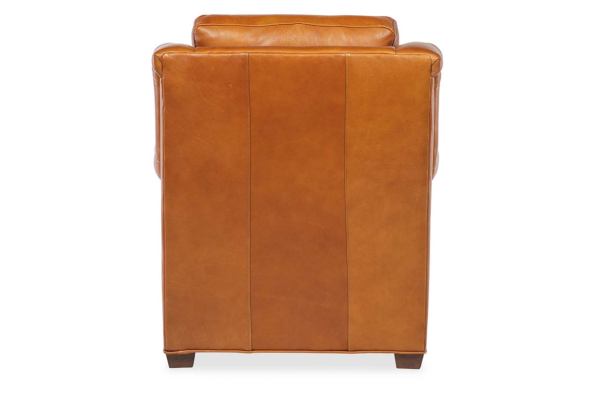 Dale Leather Power "WALL HUGGER" Pillow Back Living Room Reclining Chair