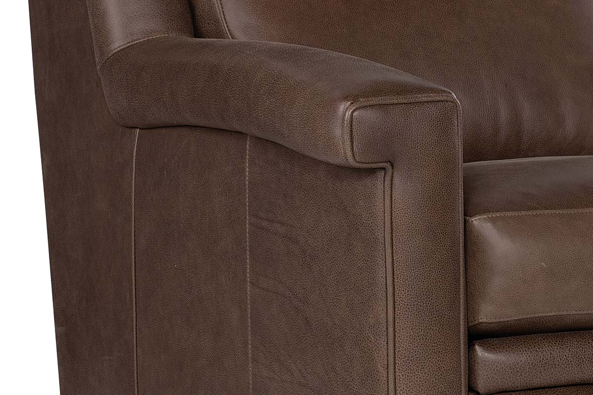 Dale Leather Power "WALL HUGGER" Pillow Back Living Room Reclining Chair