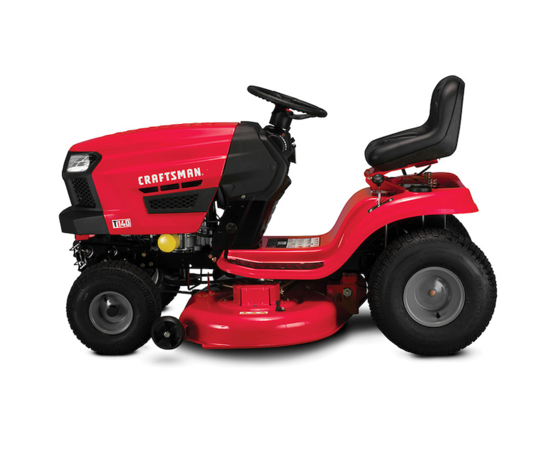 Craftsman T140 | 46″ 18.5HP Riding Mower | 540cc Briggs and Stratton Engine | Turf Saver Wheels