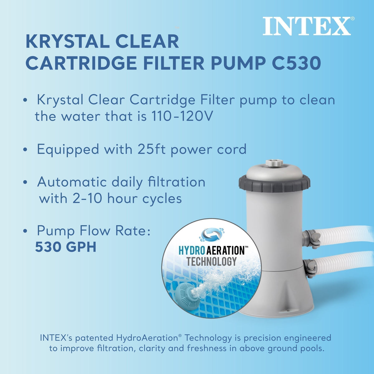 Intex 12'x30" Swimming Pool w/ Pump, Pool Ladder for 42” Wall, & 12’ Cover image 2