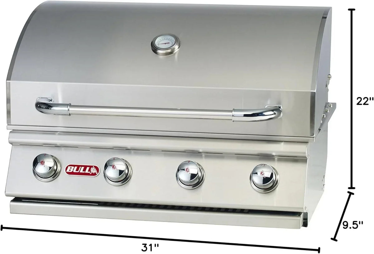 Bull Outlaw 30 inch 4 Burner Built in Natural Gas Grill