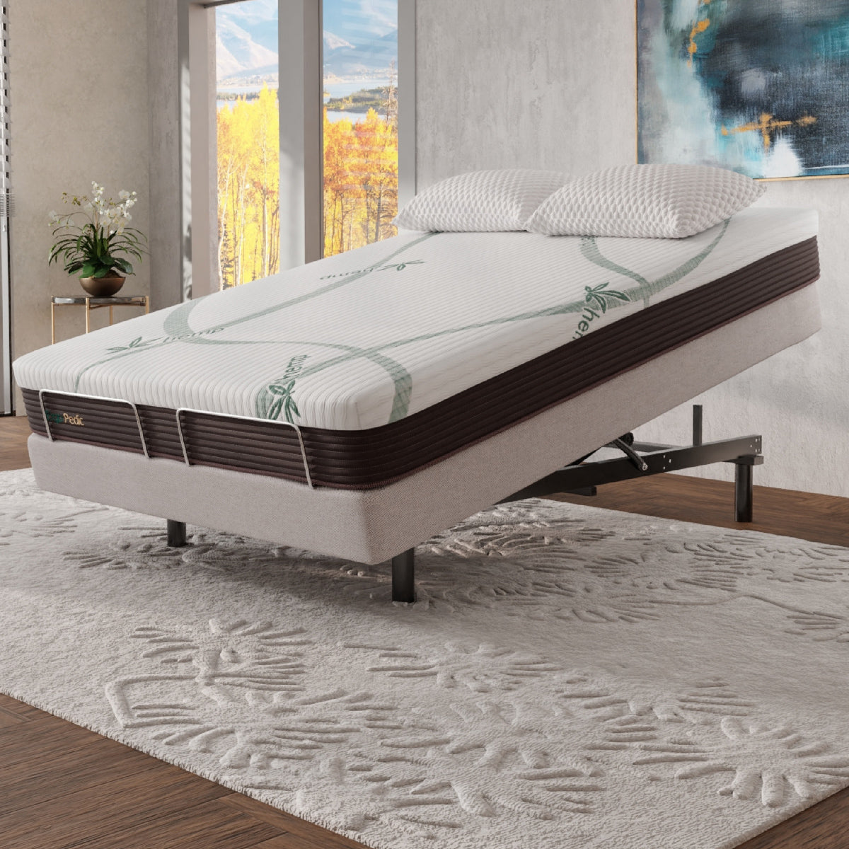Ergo-Pedic iTilt Incline Therapy Adjustable Bed