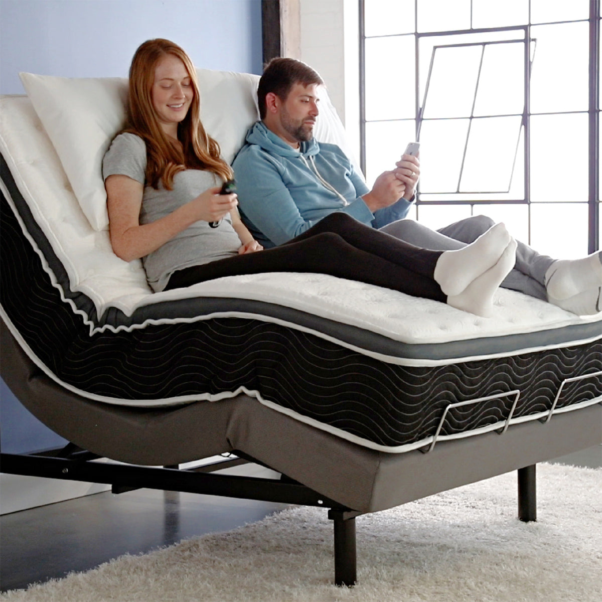 Ergo-Pedic iTilt Incline Therapy Adjustable Bed
