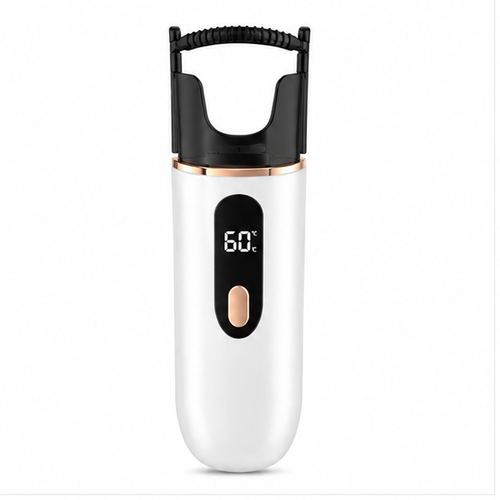 Rechargeable Heated Eyelash Curler 60°C Silicone Curling Tool with Type-C Charging
