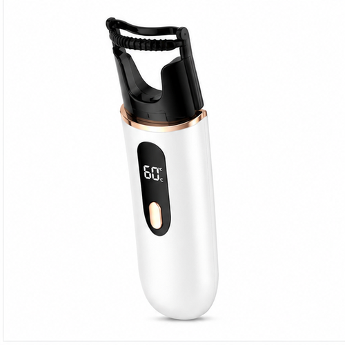 Rechargeable Heated Eyelash Curler 60°C Silicone Curling Tool with Type-C Charging