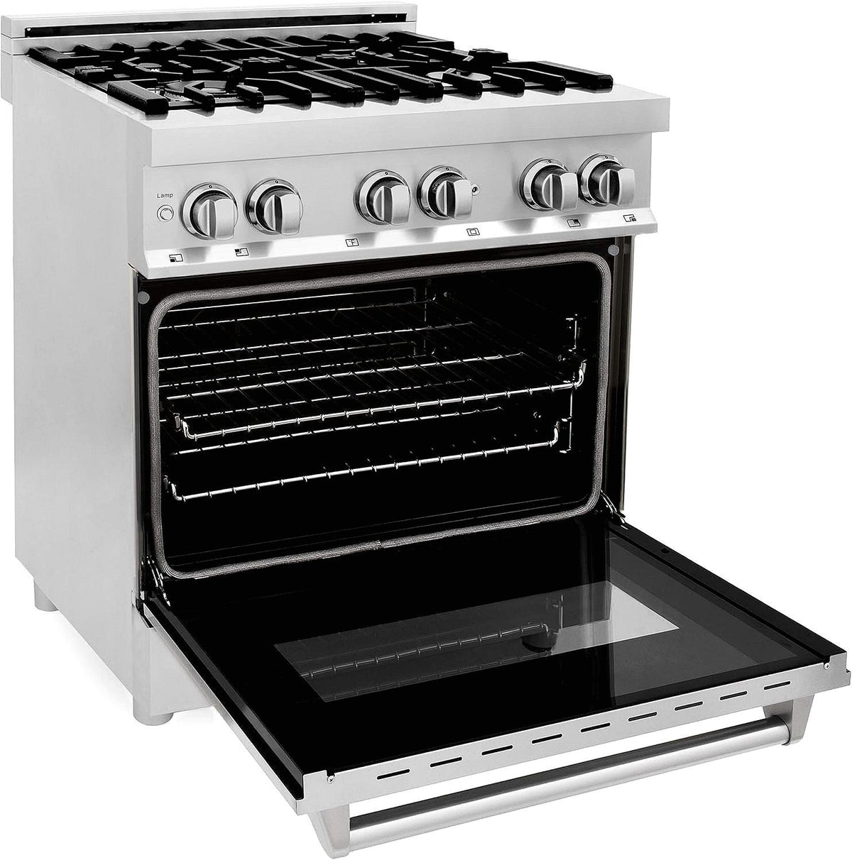 ZLINE 30-Inch Legacy Dual Fuel Range with Gas Cooktop & Electric Convection Oven, Stainless Steel (RA30)
