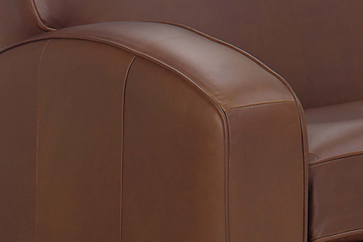 Hayden 81 Inch Contemporary Leather Sofa