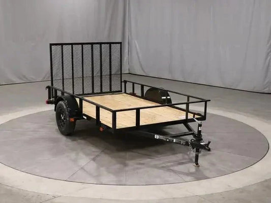 6×10 Single Axle Utility Trailer – Wood Floor & LED Lights – UK Fast Gas