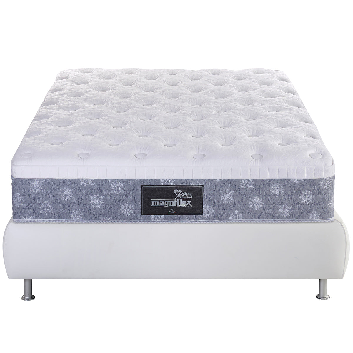 Magniflex Dolce Vita Dual 12-Inch Luxury Mattress – Innovative Dual Core Customizable Comfort with Memoform, Elioform, and Temperature-Regulating Outlast® Fabric - Queen - Floor Model