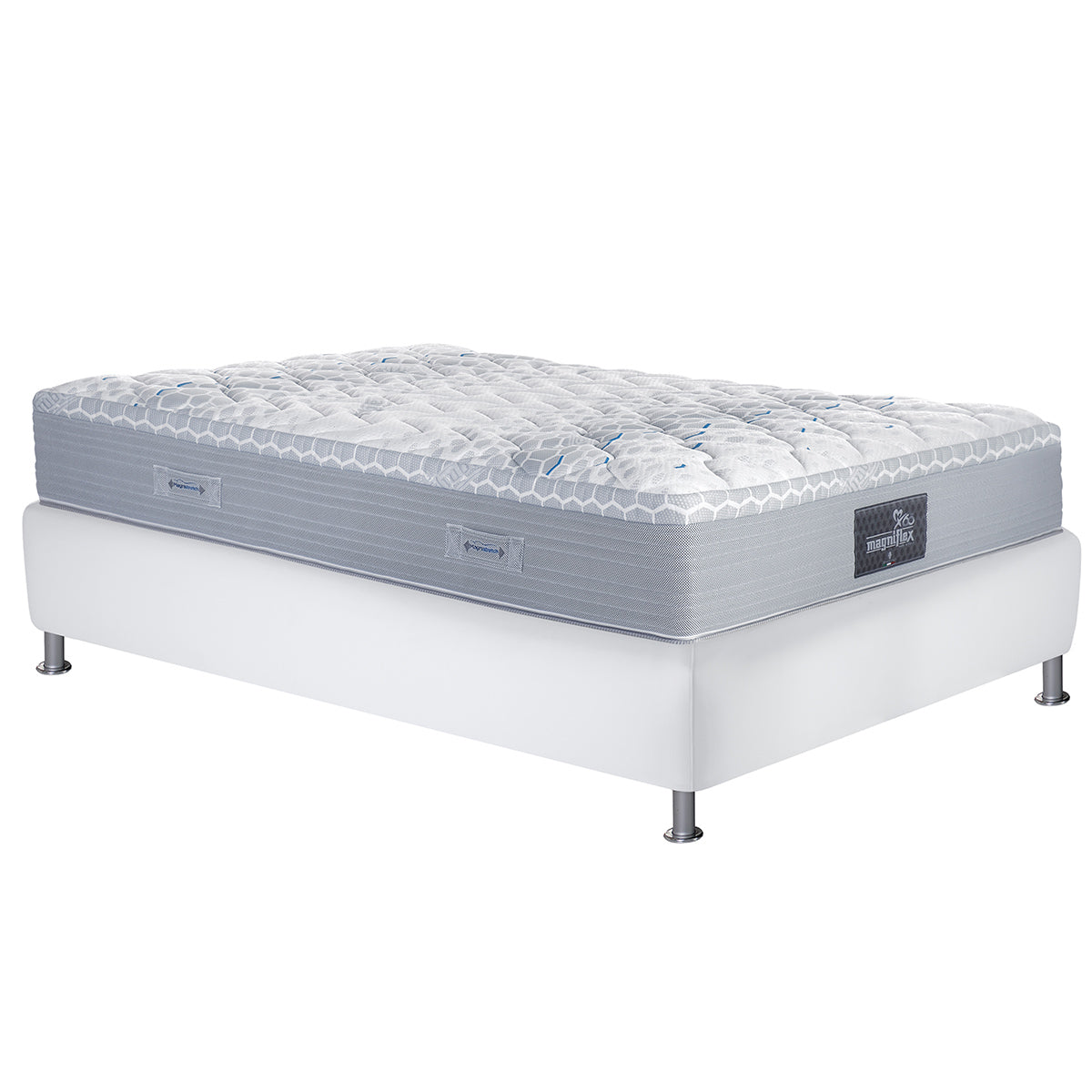 Magniflex MagniStretch Plus 13-Inch Luxury Mattress – Revolutionary Spinal Decompression Technology with Breathable Temperature-Regulating Cover and Medium-Support Italian Memory Foam - Floor Model