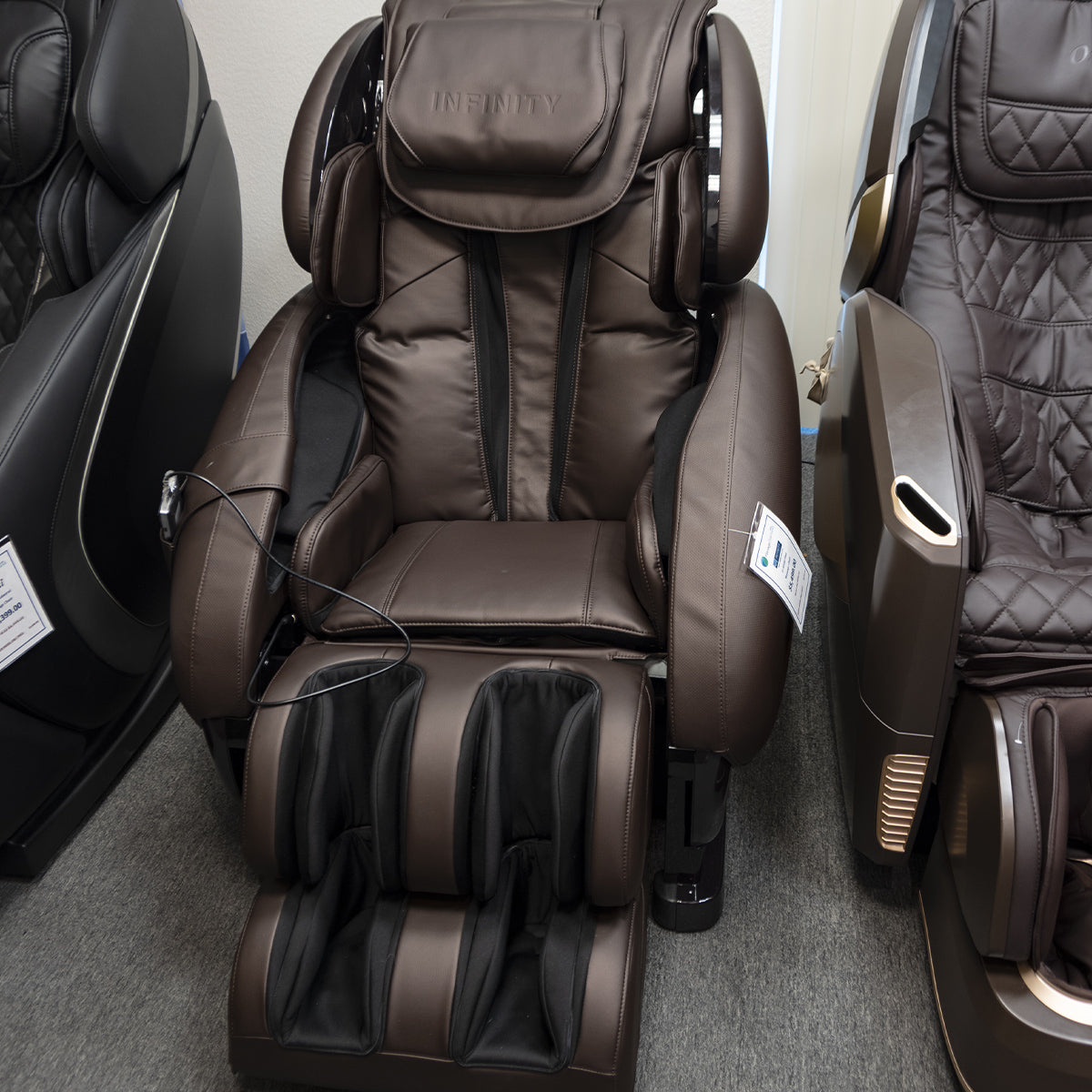 Infinity IT-8500 Plus Luxury Massage Chair – High-Performance S-Track Roller System with Zero-Gravity Positioning, Integrated Foot Rollers, and Lumbar Heat Therapy - Floor Model Closeout