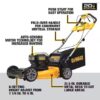 Dewalt 20V MAX 21.5 in Walk Behind Lawn Mower Kit, Hedge Trimmer Kit, String Trimmer &amp; Leaf Blower