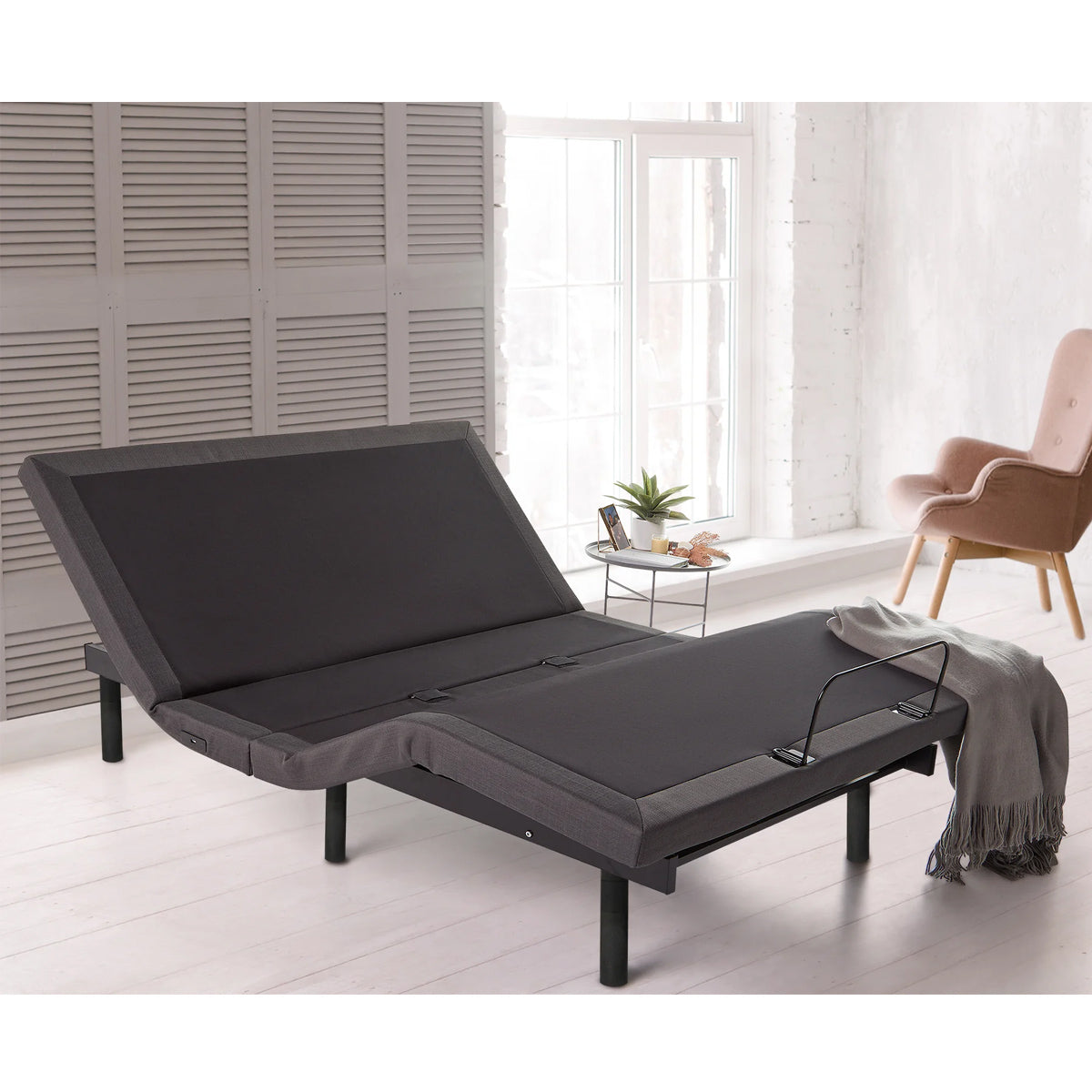 Rize Clarity II Adjustable Bed Base with Massage & Under-Bed Lighting