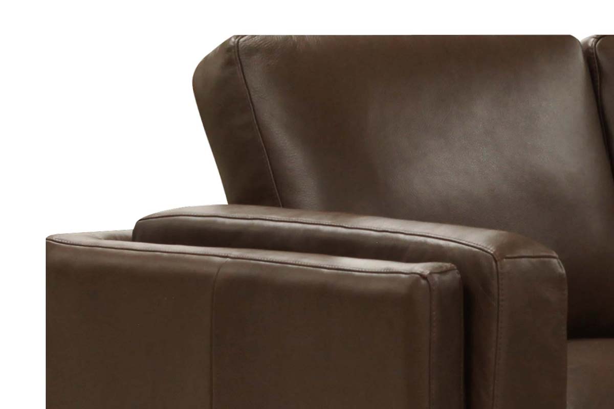 Jude Mid-Century Modern Leather Sofa Collection