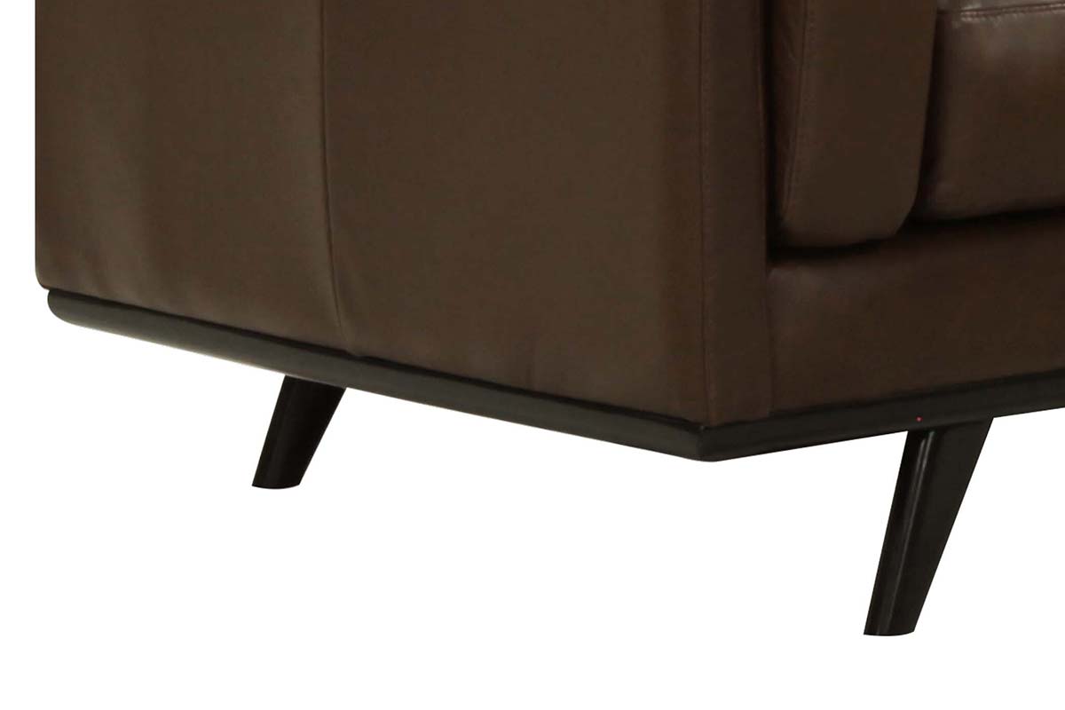 Jude Mid-Century Modern Leather Sofa Collection