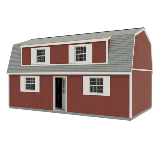 Best Barns Camp Reynolds 16 x 32 ft. Gambrel Wood 2-Story Outdoor Storage Shed Kit