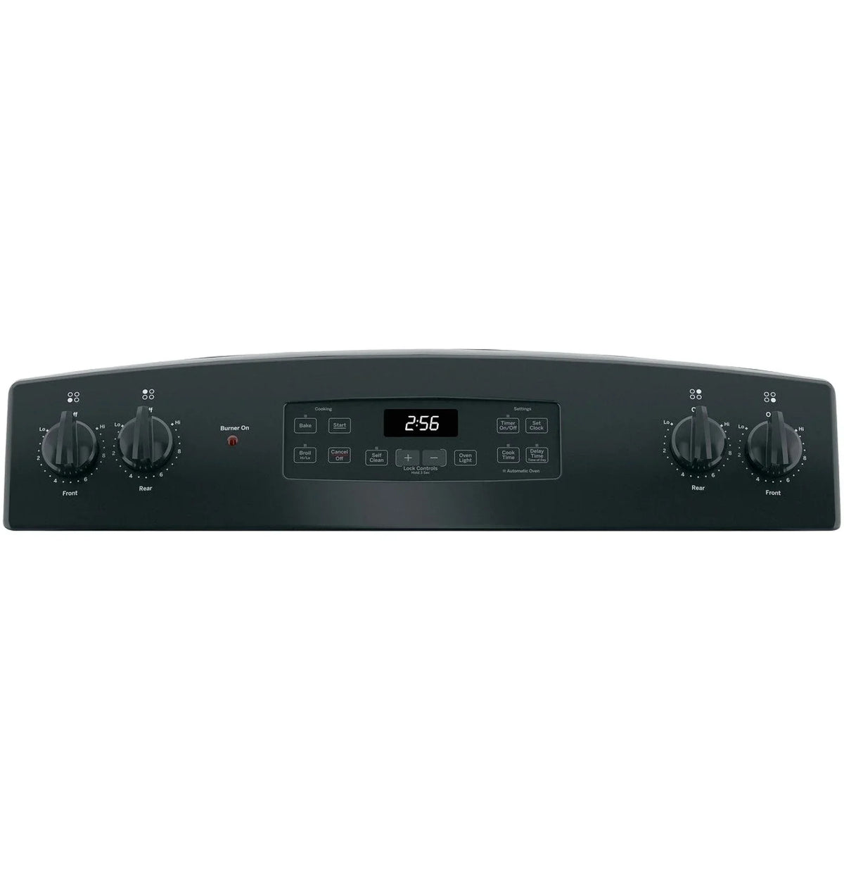 GE 30 Inch Freestanding Electric Range with Self-Clean Oven, Black (JB256DMBB)