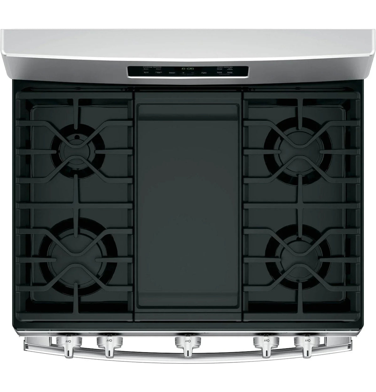 GE 30-Inch Freestanding Gas Range with 4.8 cu. ft. Oven Capacity and Sealed Cooktop Burners