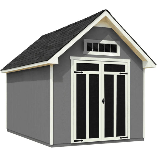 Handy Home Products Tribeca 10 ft. W x 12 ft. D Wood Storage Shed with Floor
