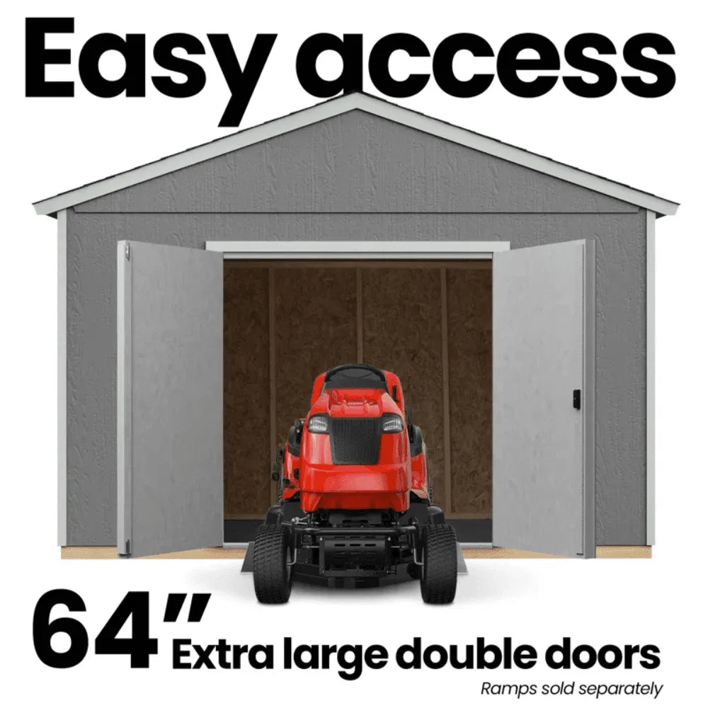 Handy Home Rookwood 10 x 14 ft. Wood Storage Shed Kit