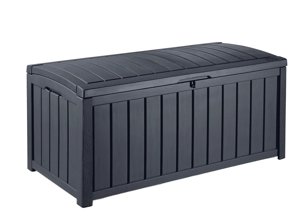 Keter Glenwood 103 Gallon Outdoor Storage Deck Box – Graphite