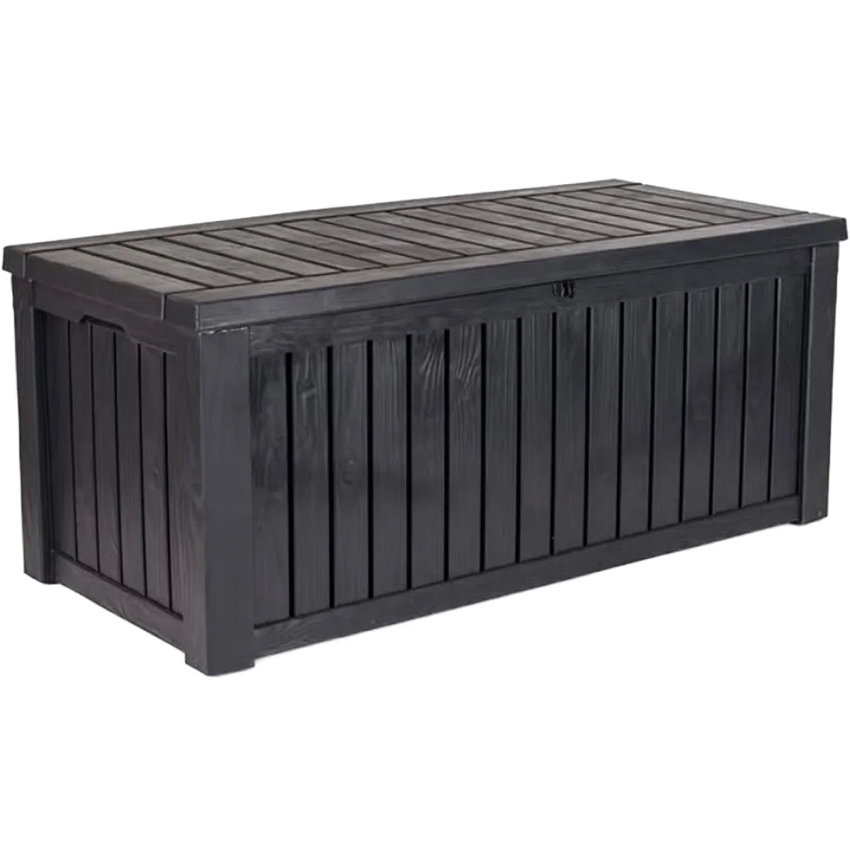 Keter Rockwood 150 Gallon Outdoor Storage Deck Box – Anthracite